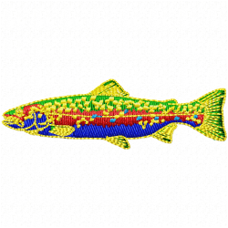 Fishes Embroidery Design 8 Fishes Embroidery Design 8